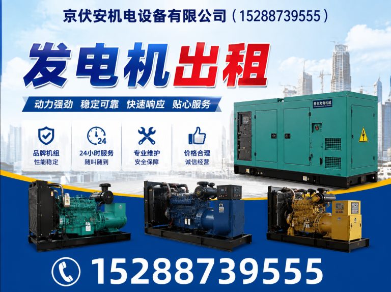 渭南发电车租赁展示图
