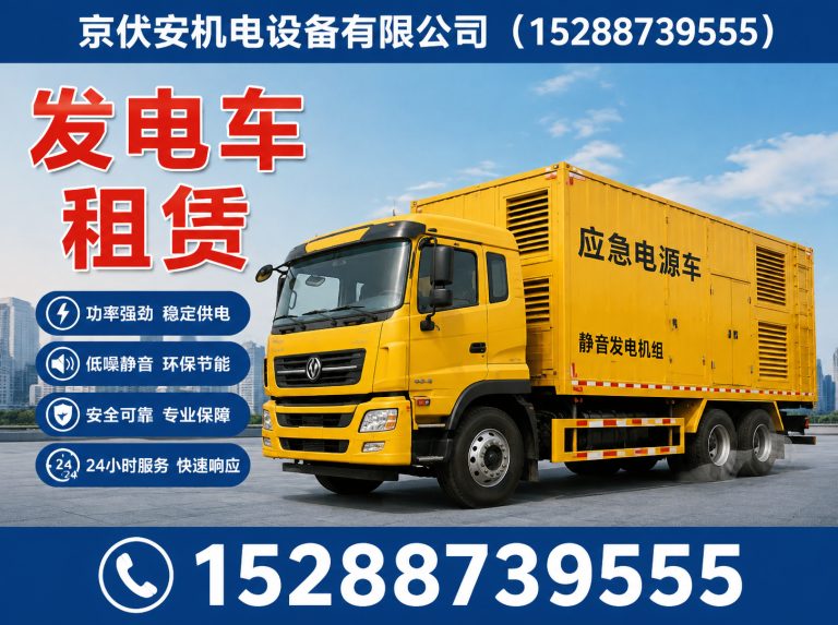 渭南发电机出租展示图